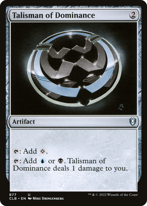 Talisman of Dominance (CLB-877) [Commander Legends: Battle for Baldur's Gate] MTG Single Wizards of the Coast