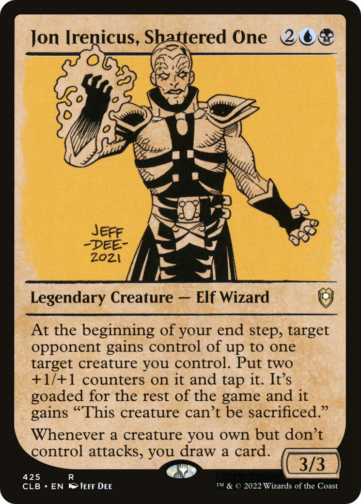 Jon Irenicus, Shattered One (CLB-425) [Commander Legends: Battle for Baldur's Gate] (Showcase) Foil MTG Single Wizards of the Coast