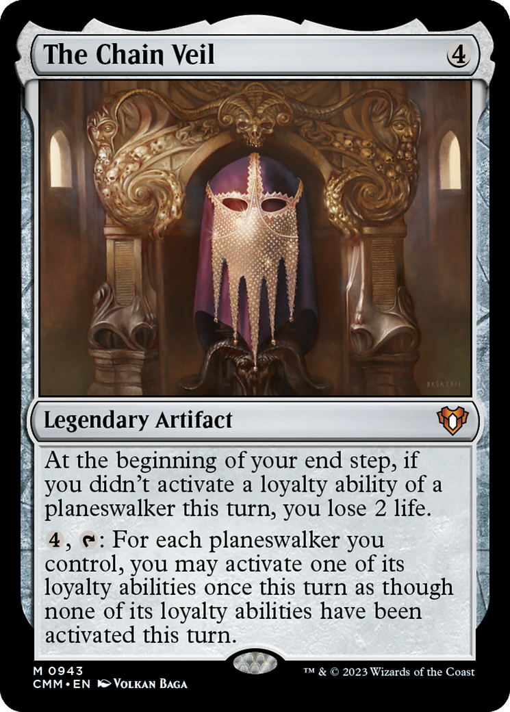 The Chain Veil (CMM-943) [Commander Masters] MTG Single Wizards of the Coast