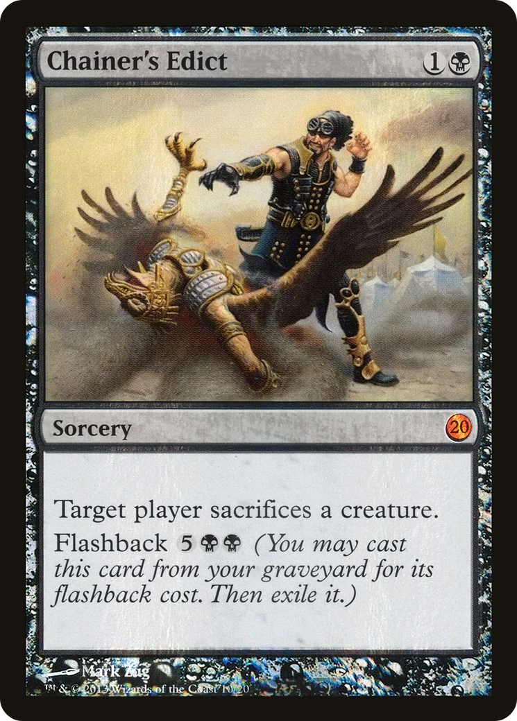 Chainer's Edict (V13-010) [Misc] From the Vault: Twenty Foil MTG Single Wizards of the Coast