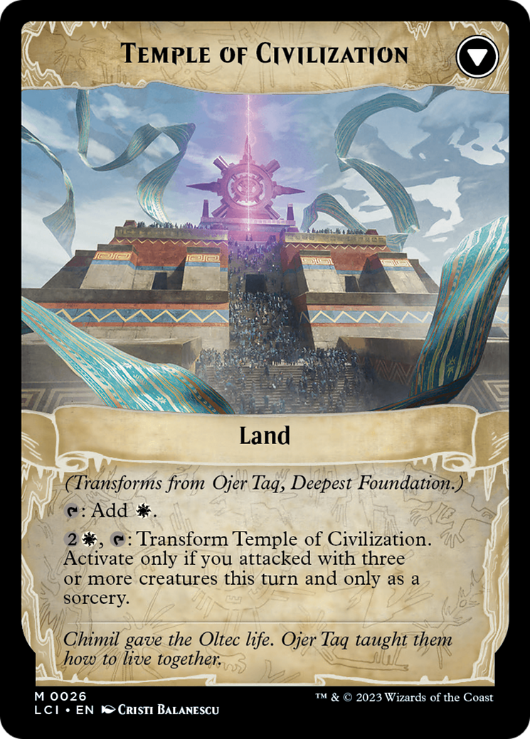 Ojer Taq, Deepest Foundation (LCI-026) [The Lost Caverns of Ixalan] MTG Single Wizards of the Coast