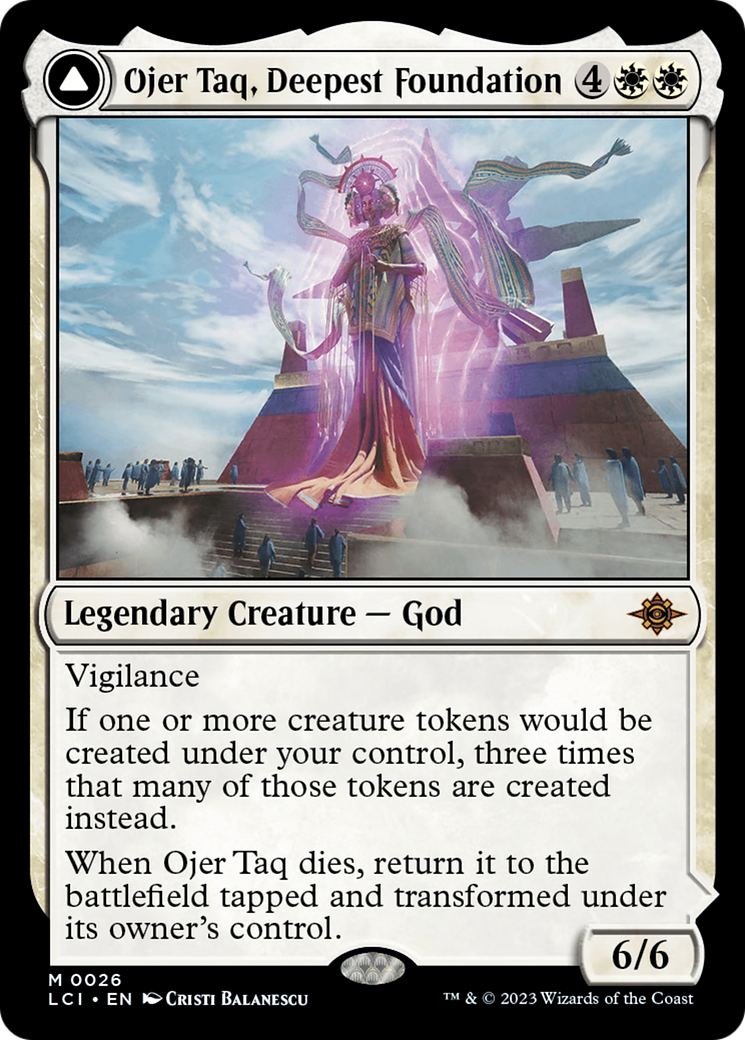 Ojer Taq, Deepest Foundation (LCI-026) [The Lost Caverns of Ixalan] Foil MTG Single Wizards of the Coast