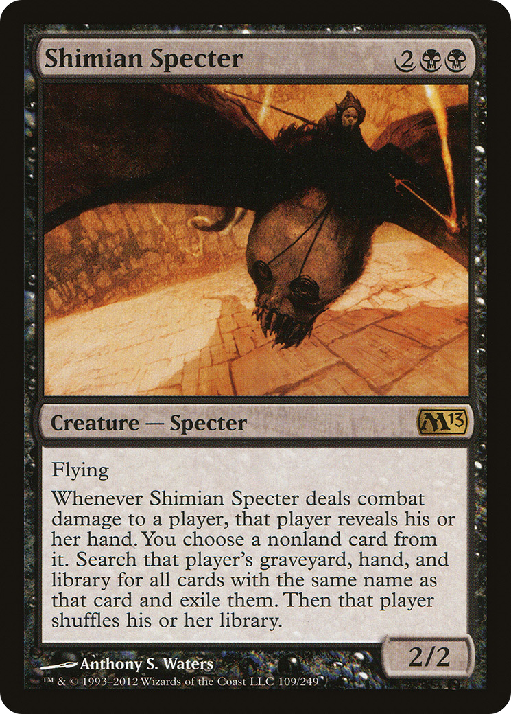 Shimian Specter (M13-109) [Magic 2013] Foil MTG Single Wizards of the Coast