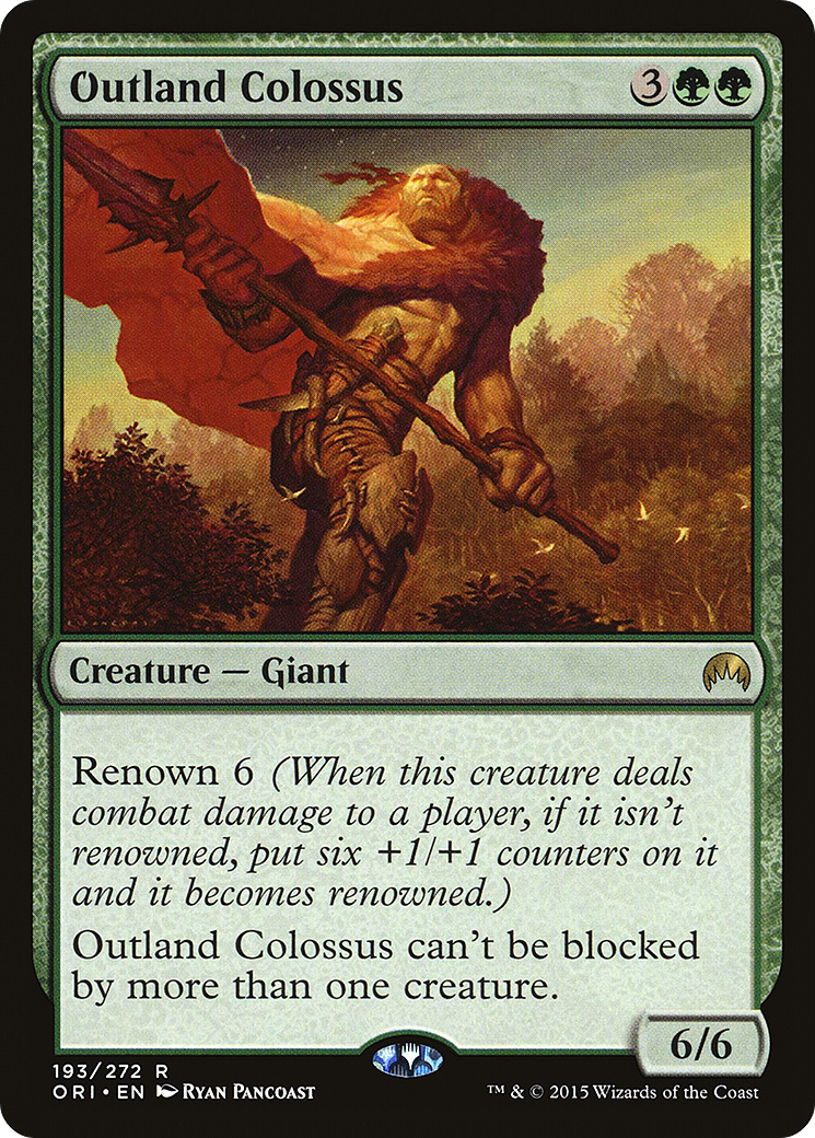 Outland Colossus (ORI-193) [Magic Origins] MTG Single Wizards of the Coast