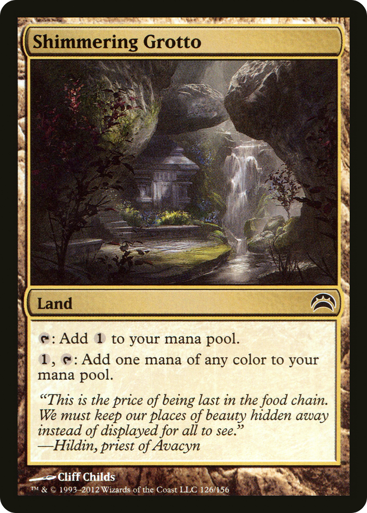 Shimmering Grotto (PC2-126) [Misc] Planechase 2012 Foil MTG Single Wizards of the Coast