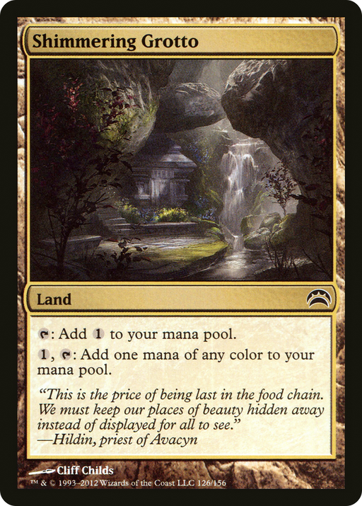 Shimmering Grotto (PC2-126) [Misc] Planechase 2012 Foil MTG Single Wizards of the Coast