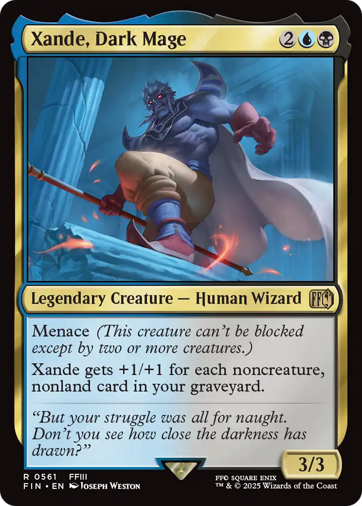 Xande, Dark Mage (FIN-561) [FINAL FANTASY] MTG Single Wizards of the Coast