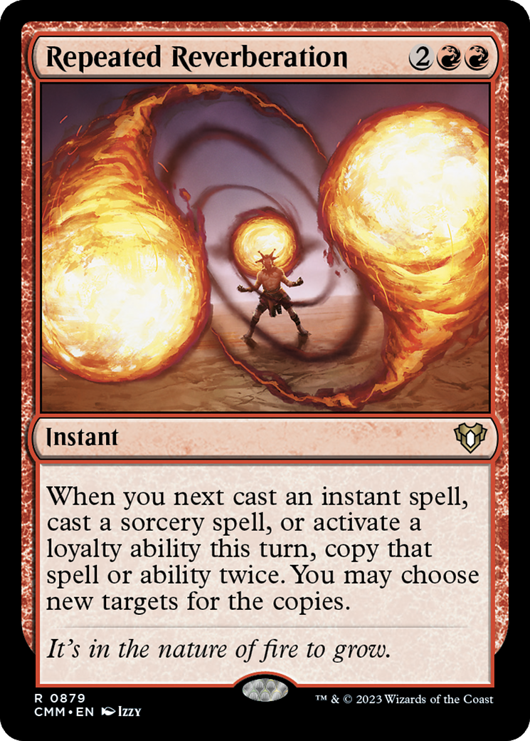 Repeated Reverberation (CMM-879) [Commander Masters] MTG Single Wizards of the Coast
