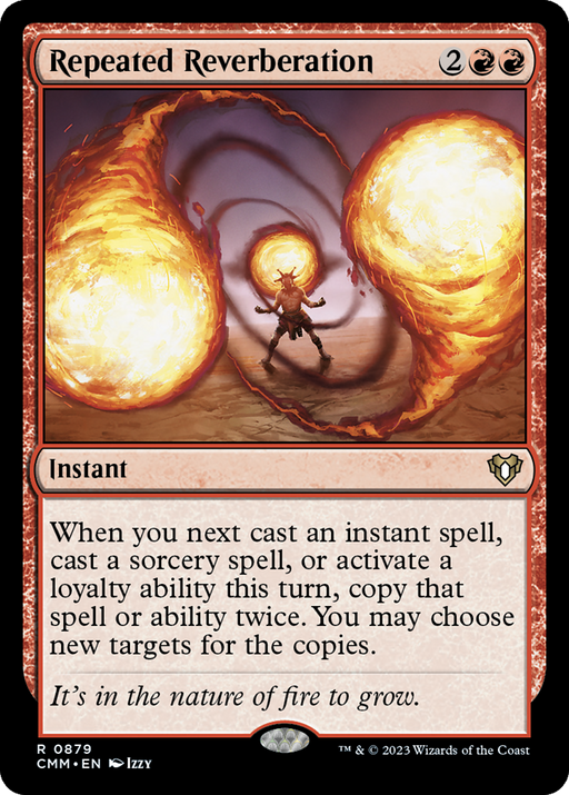 Repeated Reverberation (CMM-879) [Commander Masters] MTG Single Wizards of the Coast