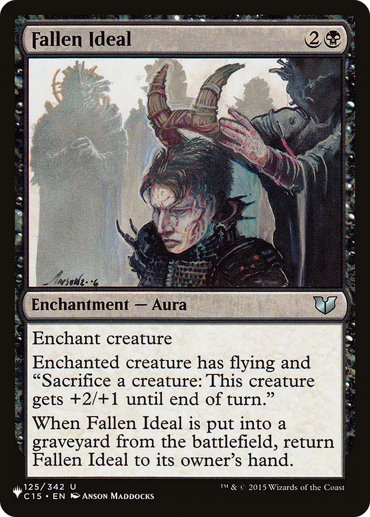 Fallen Ideal (LIST-C15-125) [Mystery Booster] The List MTG Single Wizards of the Coast