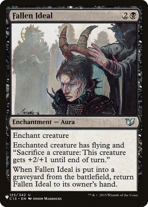 Fallen Ideal (LIST-C15-125) [Mystery Booster] The List MTG Single Wizards of the Coast