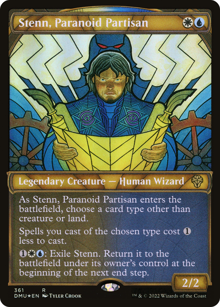 Stenn, Paranoid Partisan (DMU-361) [Dominaria United] (Showcase) Foil MTG Single Wizards of the Coast