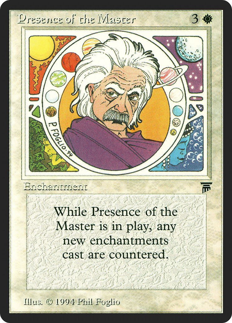 Presence of the Master (LEG-031) [Oldschool] Legends MTG Single Wizards of the Coast