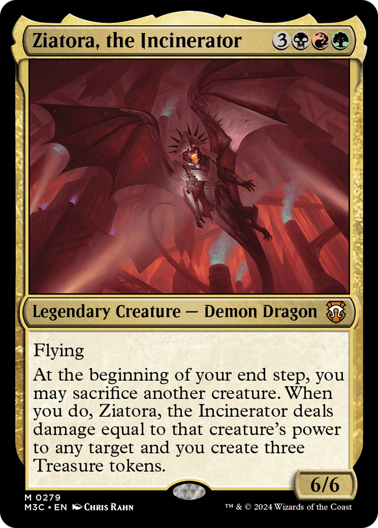 Ziatora, the Incinerator (M3C-279) [Modern Horizons 3 Commander] MTG Single Wizards of the Coast