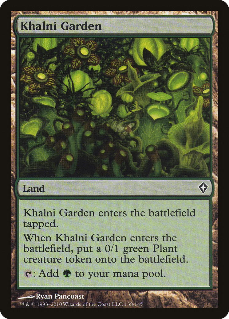 Khalni Garden (WWK-138) [Worldwake] MTG Single Wizards of the Coast