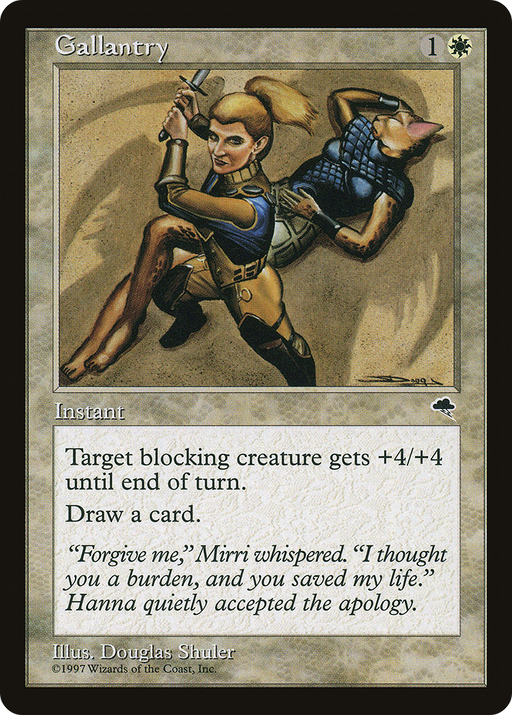 Gallantry (TMP-020) [Tempest] MTG Single Wizards of the Coast