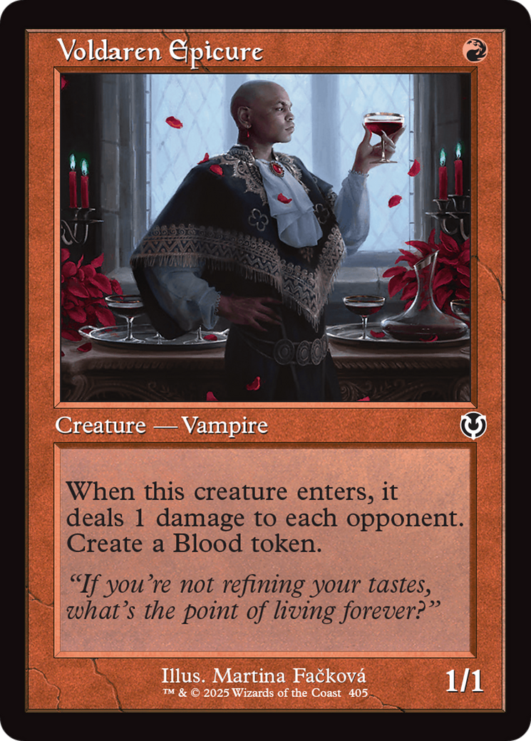 Voldaren Epicure (INR-405) [Innistrad Remastered] Foil MTG Single Wizards of the Coast