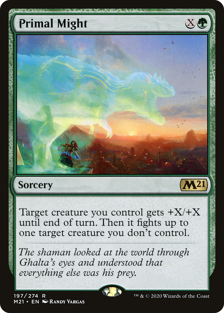 Primal Might (M21-197) [Core Set 2021] MTG Single Wizards of the Coast