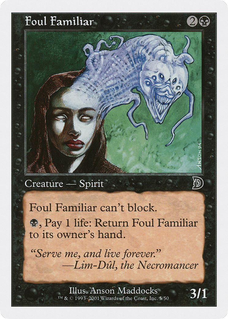 Foul Familiar (DKM-005) [Misc] Deckmasters MTG Single Wizards of the Coast
