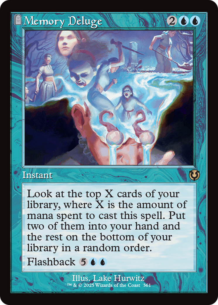 Memory Deluge (INR-361) [Innistrad Remastered] Foil MTG Single Wizards of the Coast