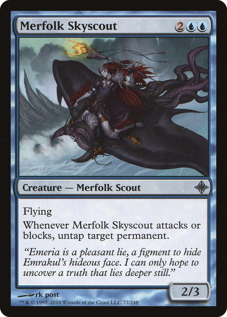 Merfolk Skyscout (ROE-077) [Rise of the Eldrazi] MTG Single Wizards of the Coast