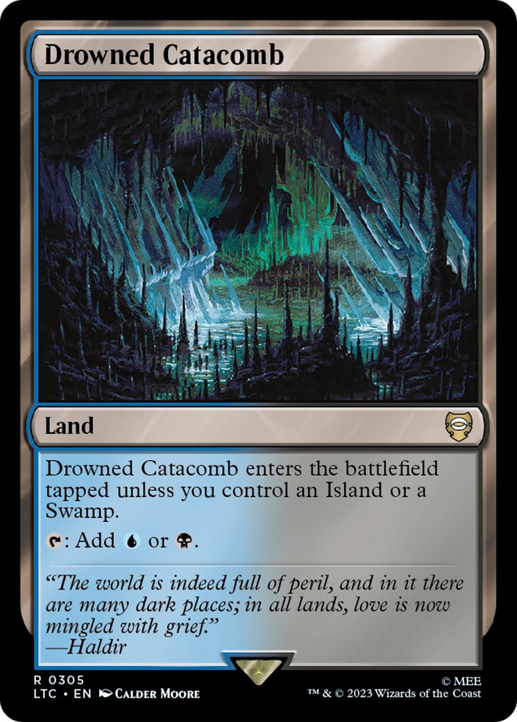Drowned Catacomb (LTC-305) [Tales of Middle-earth Commander] MTG Single Wizards of the Coast