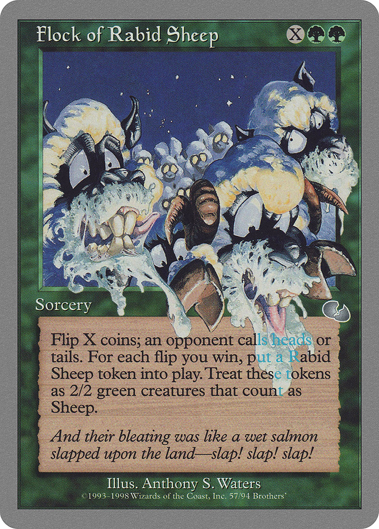 Flock of Rabid Sheep (UGL-057) [Unglued] MTG Single Wizards of the Coast