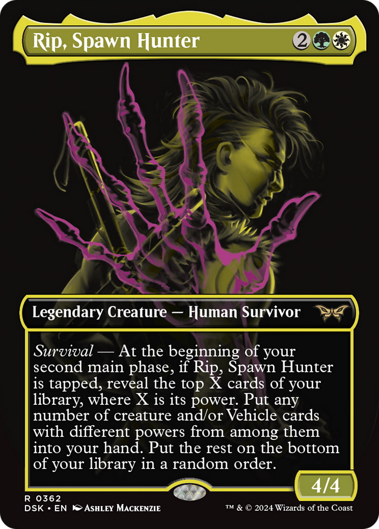 Rip, Spawn Hunter (DSK-362) [Duskmourn: House of Horror] (Borderless) MTG Single Wizards of the Coast