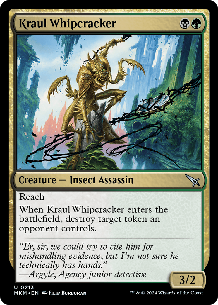 Kraul Whipcracker (b) (MKM-213) [Murders at Karlov Manor] Foil MTG Single Murders at Karlov Manor