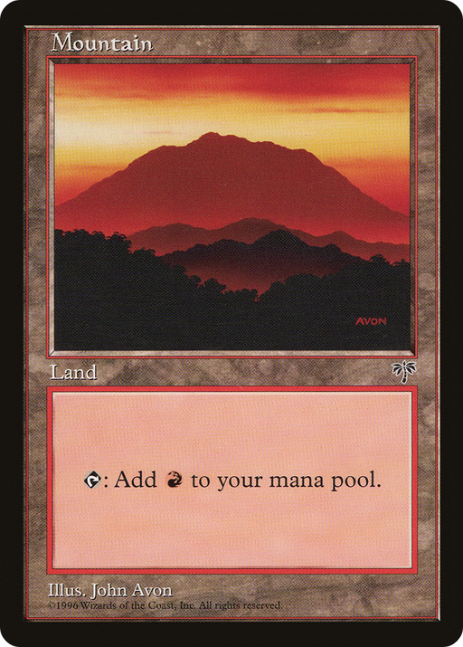Mountain (MIR-346) [Mirage] MTG Single Wizards of the Coast