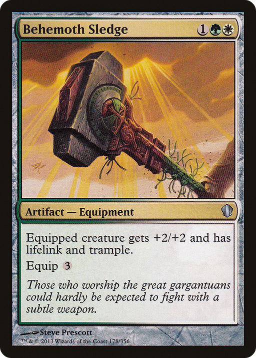 Behemoth Sledge (C13-178) [Commander 2013] MTG Single Wizards of the Coast