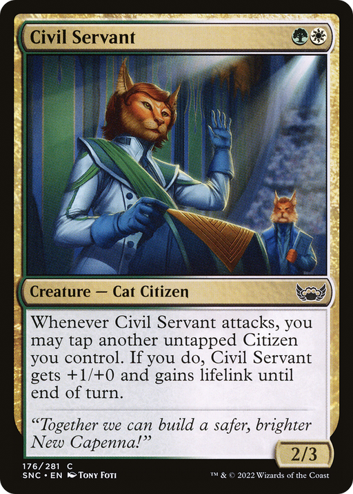 Civil Servant (SNC-176) [Streets of New Capenna] MTG Single Wizards of the Coast
