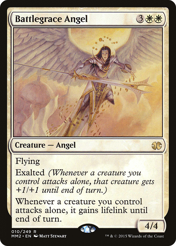 Battlegrace Angel (MM2-010) [Modern Masters 2015] Foil MTG Single Wizards of the Coast