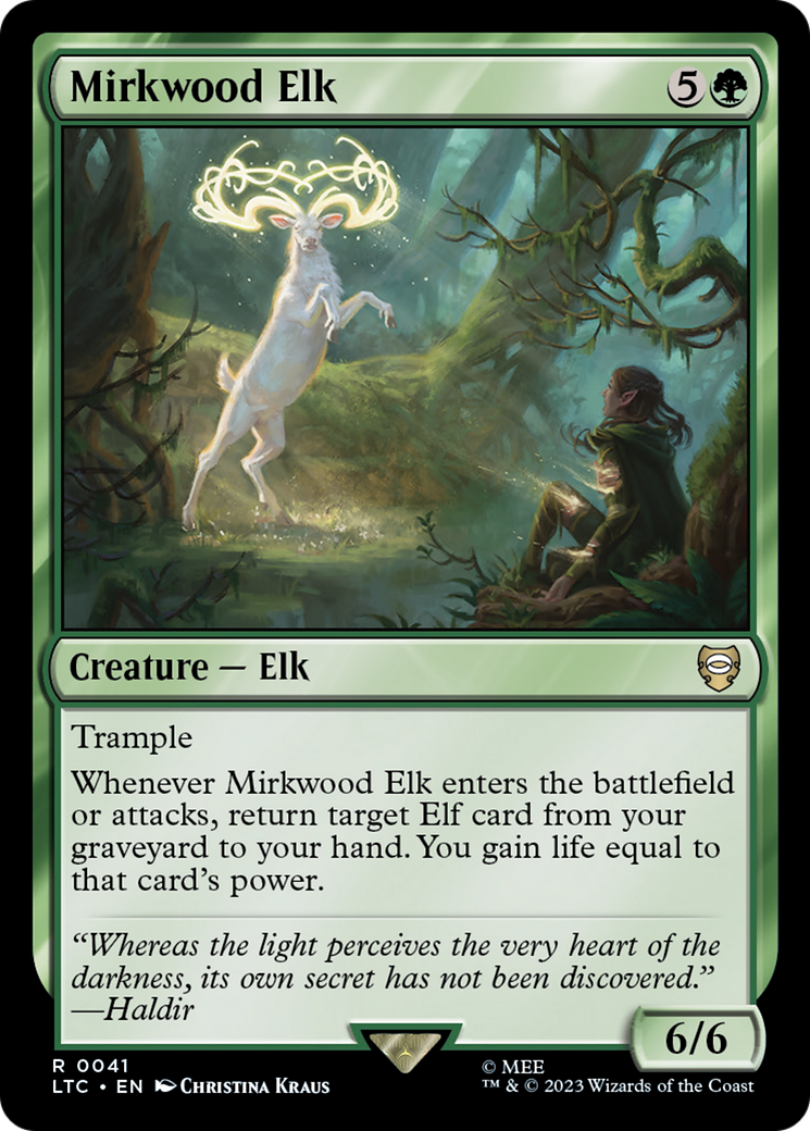 Mirkwood Elk (LTC-041) [Tales of Middle-earth Commander] MTG Single Wizards of the Coast