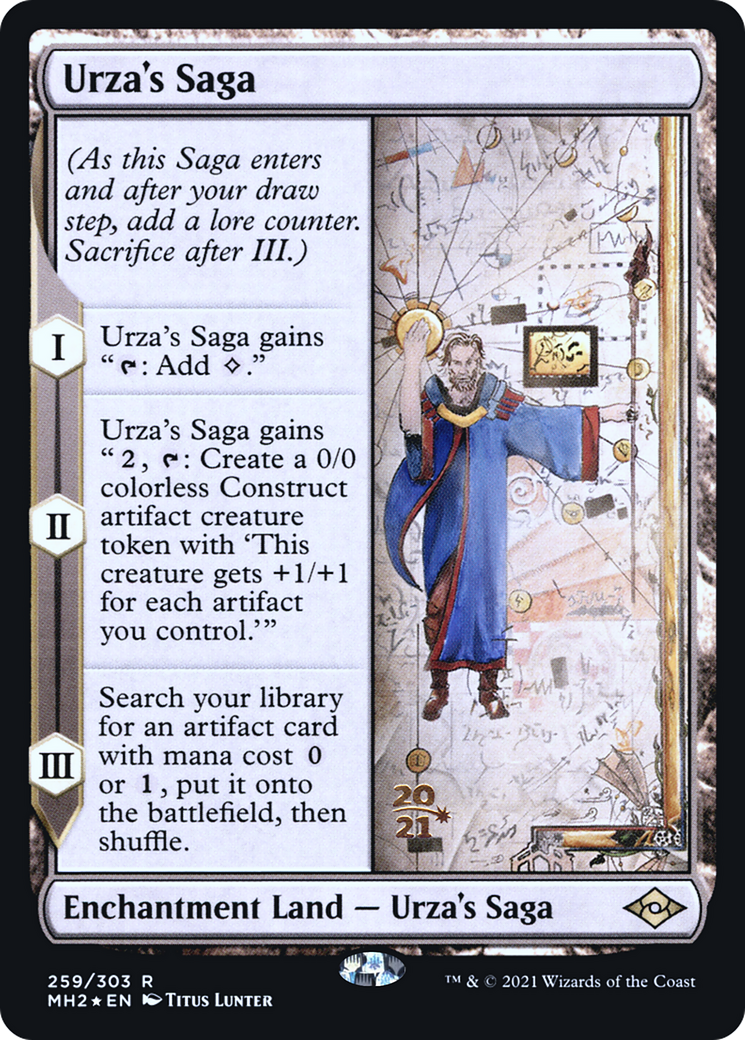 Urza's Saga (PRE-259) [Modern Horizons 2 Promos] Foil MTG Single Wizards of the Coast