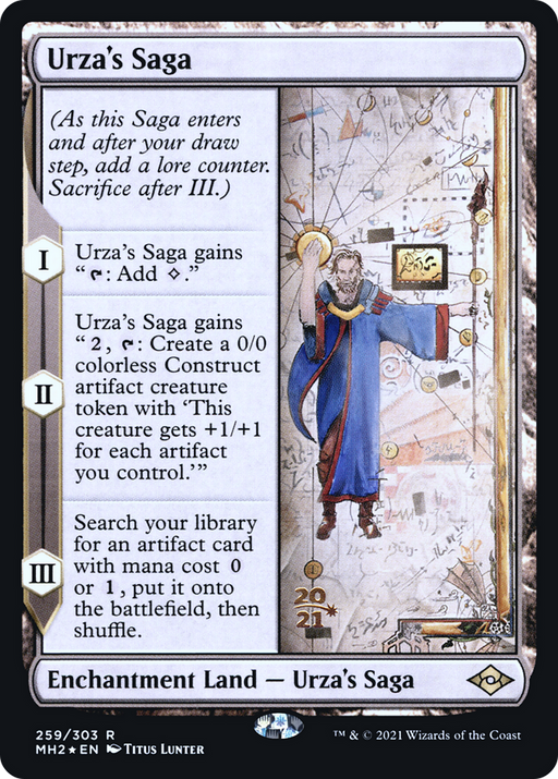 Urza's Saga (PRE-259) [Modern Horizons 2 Promos] Foil MTG Single Wizards of the Coast