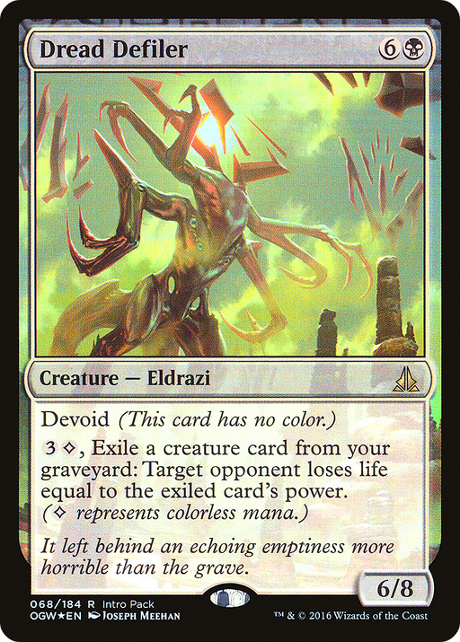 Dread Defiler (UMP-068) [Oath of the Gatewatch Promos] Foil MTG Single Wizards of the Coast