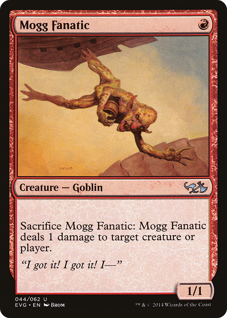 Mogg Fanatic (Elves vs. Goblins) [Duel Decks Anthology] MTG Single Magic: The Gathering