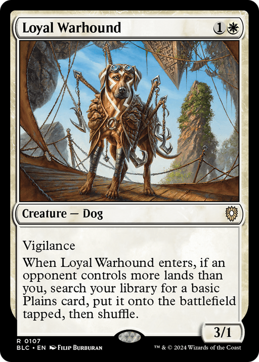 Loyal Warhound (BLC-107) [Bloomburrow Commander] MTG Single Wizards of the Coast