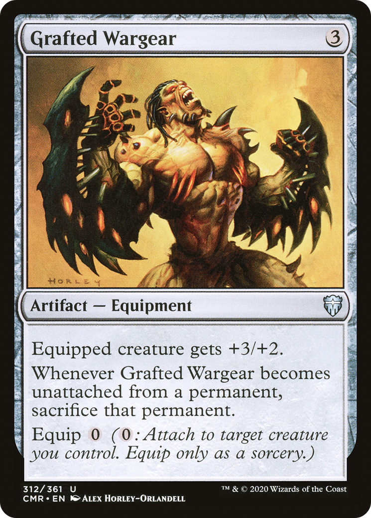 Grafted Wargear (CMR-312) [Commander Legends] Foil MTG Single Wizards of the Coast