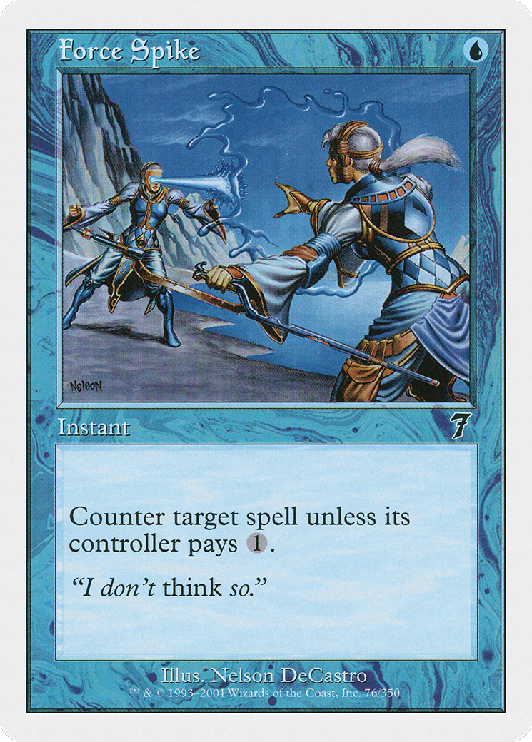 Force Spike (7ED-076) [7th Edition] MTG Single Wizards of the Coast