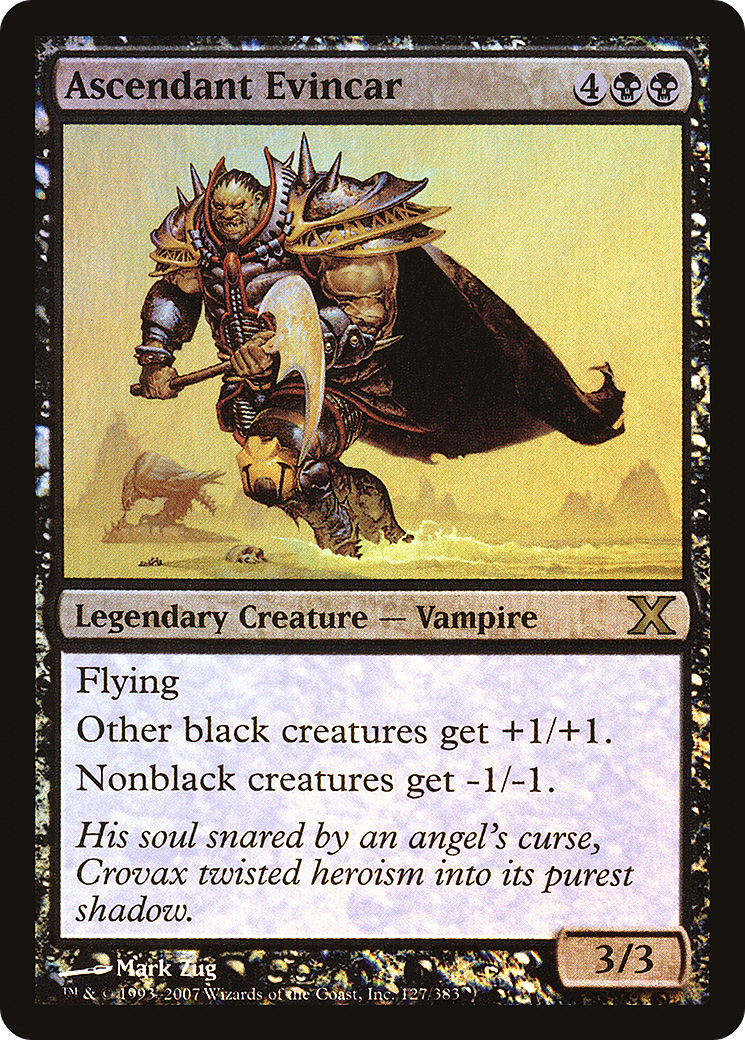 Ascendant Evincar (10E-127★) [Tenth Edition] Foil MTG Single Wizards of the Coast