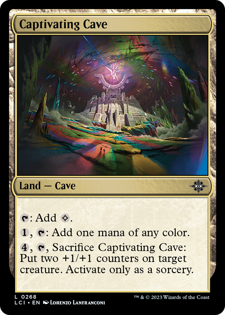 Captivating Cave (LCI-268) [The Lost Caverns of Ixalan] Foil MTG Single Wizards of the Coast