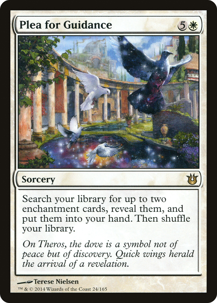 Plea for Guidance (BNG-024) [Born of the Gods] MTG Single Wizards of the Coast