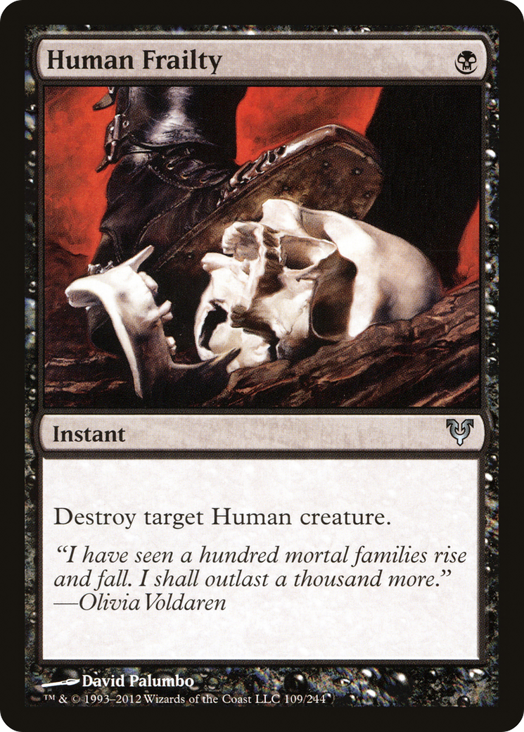 Human Frailty (AVR-109) [Avacyn Restored] MTG Single Wizards of the Coast