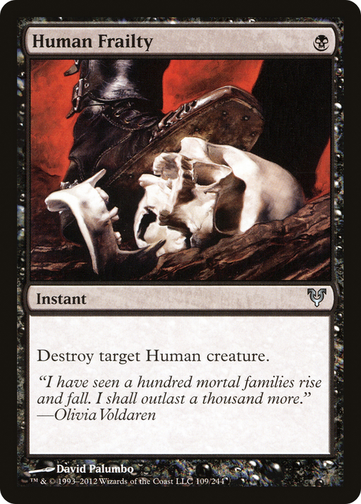 Human Frailty (AVR-109) [Avacyn Restored] MTG Single Wizards of the Coast