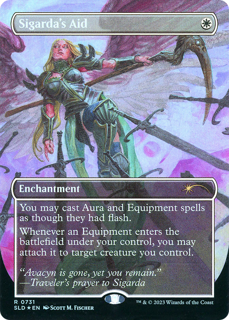 Sigarda's Aid (SLD-731) [Secret Lair] Drop Foil MTG Single Wizards of the Coast