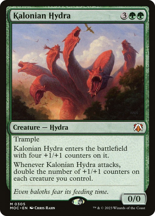 Kalonian Hydra (MOC-305) [March of the Machine Commander] MTG Single Wizards of the Coast