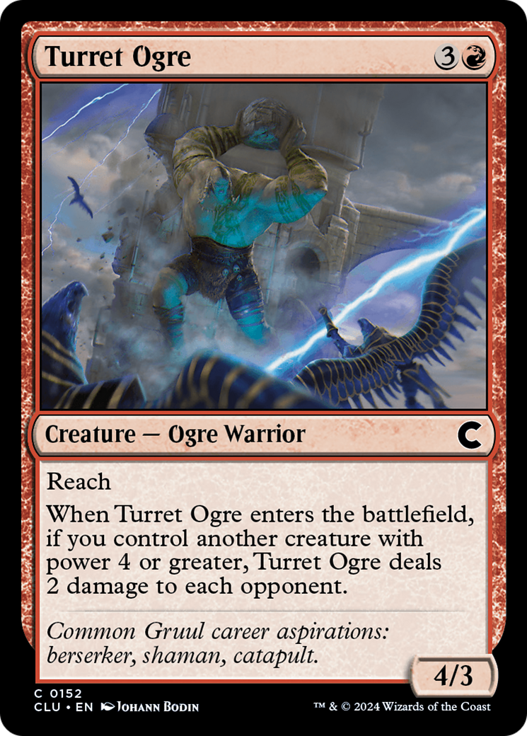 Turret Ogre (CLU-152) [Ravnica: Clue Edition] MTG Single Wizards of the Coast