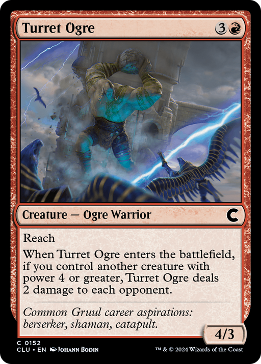 Turret Ogre (CLU-152) [Ravnica: Clue Edition] MTG Single Wizards of the Coast